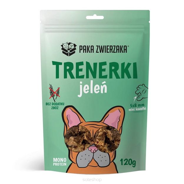 Paka Zwierzaka – Trenerki Jeleń – 120g