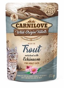 Carnilove Cat – Adult Trout & Echinacea 85g – Pstrąg i echinacea