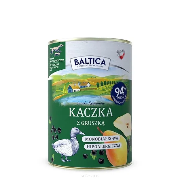 Baltica - Kaczka z gruszką 400g
