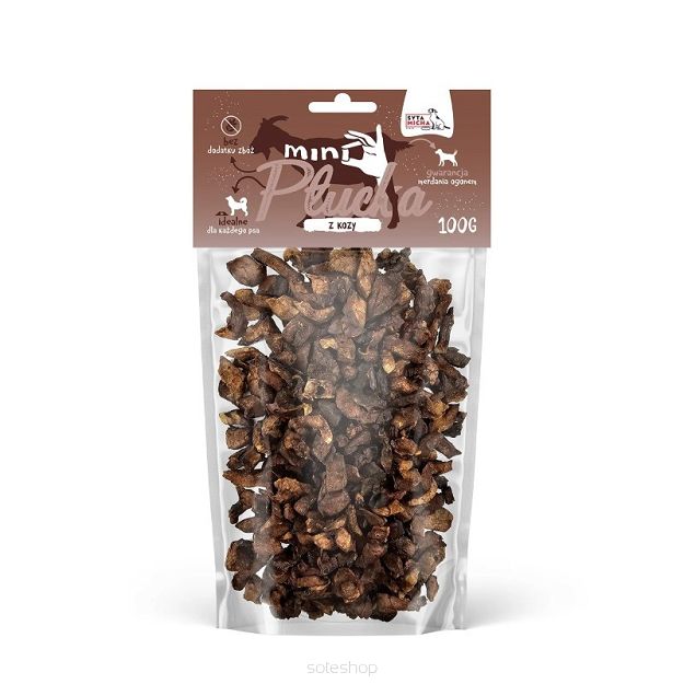 Syta micha – Mini płucka z kozy 100g