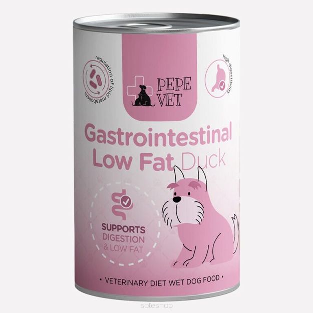 Paka Zwierzaka – PEPE VET Duck – Kaczka 400g – Gastrointestinal Low Fat