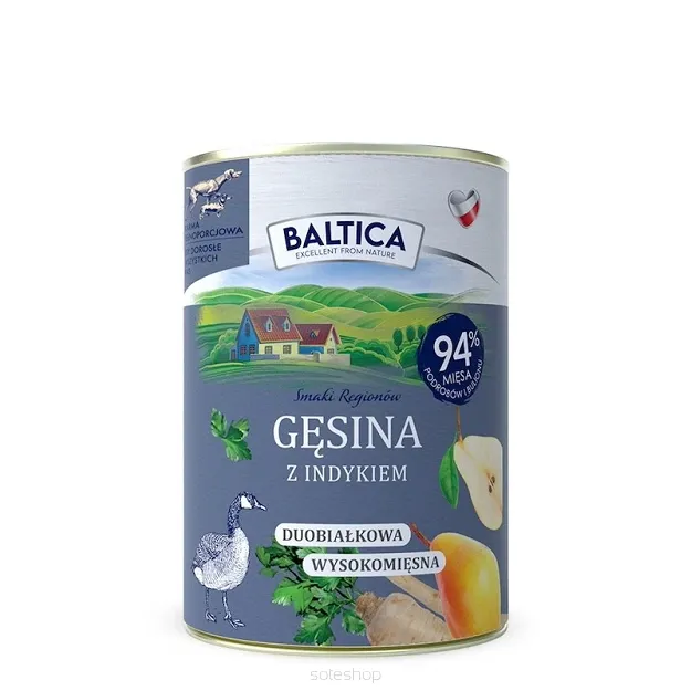 Baltica - Gęsina z indykiem 400g