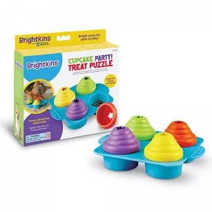 Brightkins –  Łamigłówka Cupcake Party! - BABECZKOWA IMPREZA– Klasyczna gra logiczna dla psa
