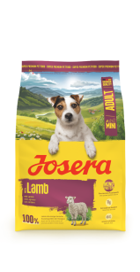 Josera Mini Lamb Sucha karma dla dorosłych psów małych ras z jagnięciną jako jedynym źródłem białka zwierzęcego