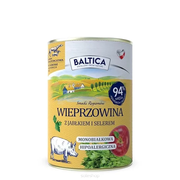 Baltica - Wieprzowina z jabłkiem 400g