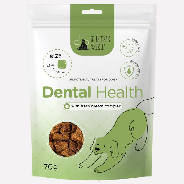 Paka Zwierzaka – PEPE VET – Dental Health 70g – Przysmaki funkcyjne z indykiem