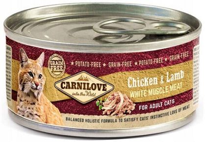 Carnilove Cat – Adult Chicken & Lamb 100g – Kurczak, jagnięcina
