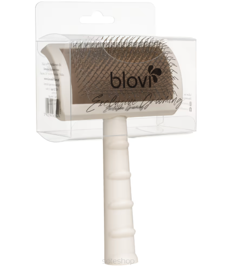 Blovi Exclusive Grooming Slicker Brush - szczotka pudlówka z długimi pinami 25mm, kaszmirowa