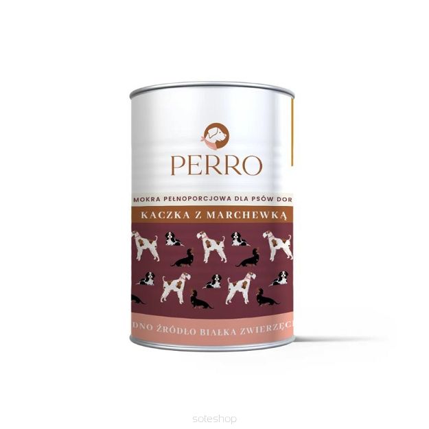 Perro – Kaczka z marchewką – Monobiałkowa formuła dla psów dorosłych