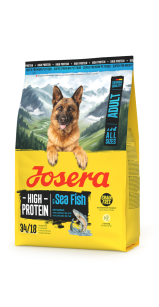 Josera High Protein Sea Fish Wysokobiałkowa, sucha karma z rybami morskimi dla aktywnych, dorosłych psów wszystkich ras 3kg