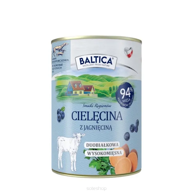 Baltica - Cielęcina z jagnięciną 400g