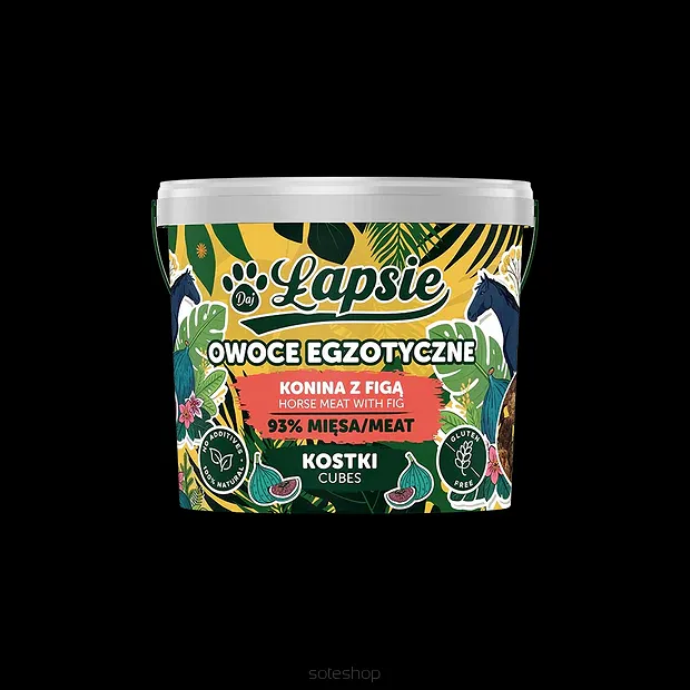 Mięsne Kostki Konina z Figą 160g