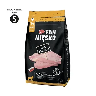 Pan Mięsko - Indyk z bażantem S 3 kg - Karma sucha dla psa