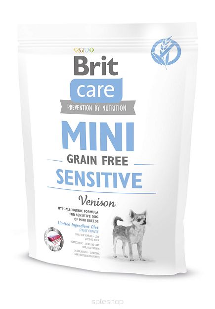 Brit Care Mini Grain-Free Sensitive, dziczyzna, 2kg