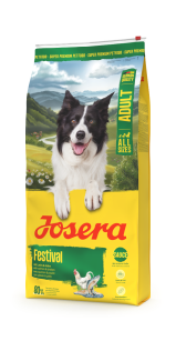 Josera FESTIVAL Bezglutenowa, sucha karma z łososiem i kurczakiem w pysznym sosie dla wybrednych psów 3kg