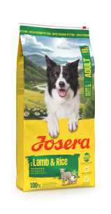 Josera Lamb & Rice Bezglutenowa, sucha karma z jagnięciną jako jedynym źródłem białka zwierzęcego dla dorosłych psów 900g