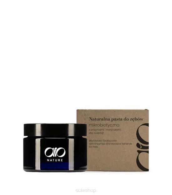 AIO Nature – Pieczone Tofu – Naturalna pasta do zębów mikrobiotyczna z enzymami i minerałami dla zwierząt 50g