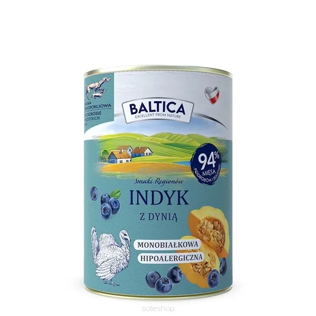 Baltica - Indyk z dynią 400g