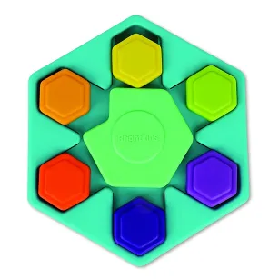 Brightkins – Łamigłówka Gra SPIN & SEEK HEXAGON – Klasyczna gra logiczna dla psa