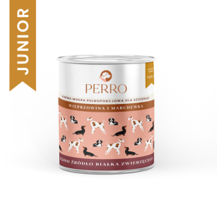 Perro – Wieprzowina i marchewka 850g – Monobiałkowa formuła dla szczeniąt