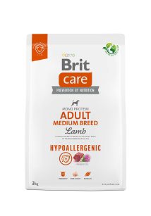 Brit Care Dog Hipoalergiczna Adult Small Breed, jagnięcina, 3kg