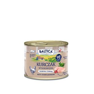 Baltica – Kurczak 185g – Monoproteinowa karma dla kotów dorosłych