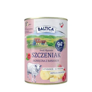 Baltica - Szczenięta - Jagnięcina z bananem 400g