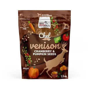 Syta Micha - Dziczyzna, żurawina i pestki 1.5kg - Sucha karma dla psa