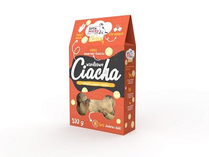Syta Micha – Ciacha 100g – Waniliowe ciacha z dziczyzną, kokosem i morelami