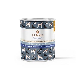 Perro – Gourmet 800g – Koza z batatami – Monobiałkowa formuła dla psów dorosłych