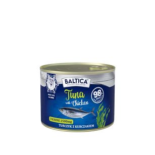 Baltica – Tuna with Chicken 185g – Tuńczyk z kurczakiem – Karma dla kotów dorosłych