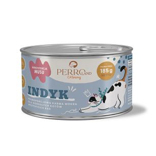 PERROland CATering 185g – Indyk – Pełnoporcjowa karma mokra dla kotów