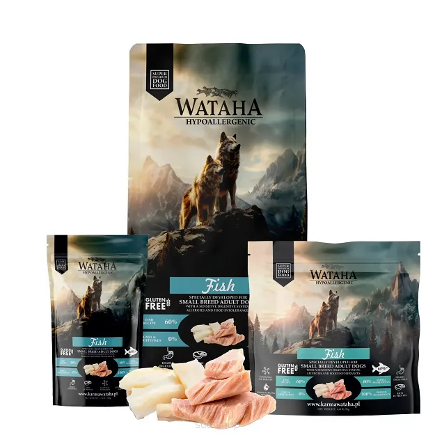 WATAHA HYPOALLERGENIC KARMA SUCHA DLA DOROSŁYCH PSÓW MAŁYCH RAS RYBA Z RYŻEM
