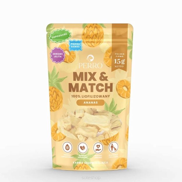 Perro – MIX & MATCH – Ananas liofilizowany 15g