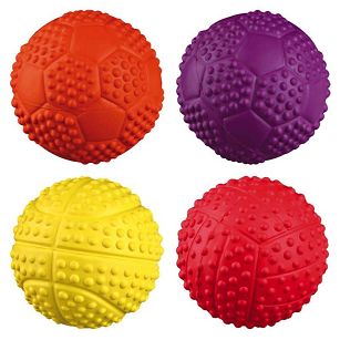 Trixie – Piłka z gumy naturalnej – 7cm – piszcząca