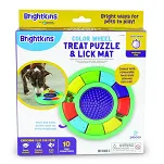 Brightkins -Color Wheel Treat Puzzle & Lick Mat – interaktywna łamigłówka i mata do lizania 2w1 | Ø 25 cm - 2