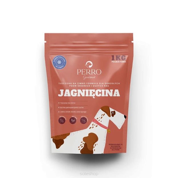 Perro – Jagnięcina – Karma tłoczona na zimno – średnie i duże rasy