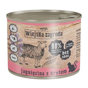 Wiejska Zagroda – Kot – Jagnięcina z Krylem 200g