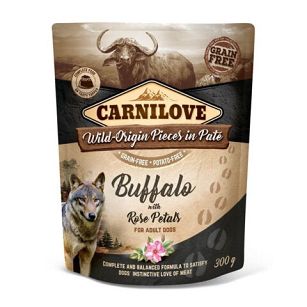 Carnilove Dog – Adult Buffalo & Rose Petals 300g – Bawół z płatkami róży