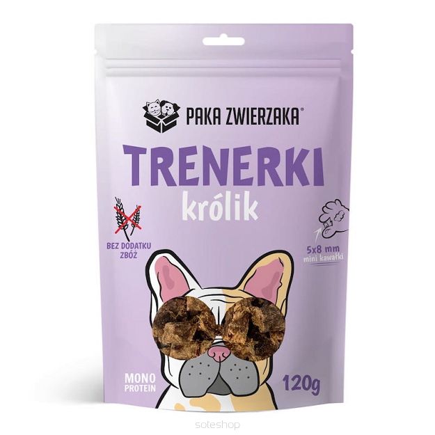 Paka Zwierzaka – Trenerki Królik – 120g