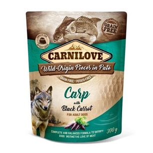 Carnilove Dog – Adult Carp & Black Carrot 300g – Karp i czarna marchew