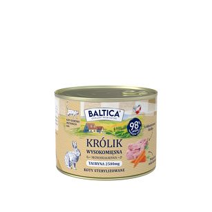 Baltica – Królik 185g – Monoproteinowa karma dla kotów dorosłych