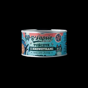 Łapsie Filet z tuńczyka w bulionie z krewetką 80g
