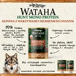 Wataha Hunt Mono Protein 90% Adult Konina z Marchewką i Siemieniem Lnianym 400g - 2