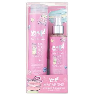 Yuup! Macarons Shampoo & Fragrance - zestaw kosmetyków dla psa i kota, szampon + perfumy