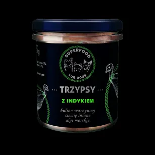 TRZYPSY – Mokra Karma Superfood Wieprzowina z Indykiem 300g