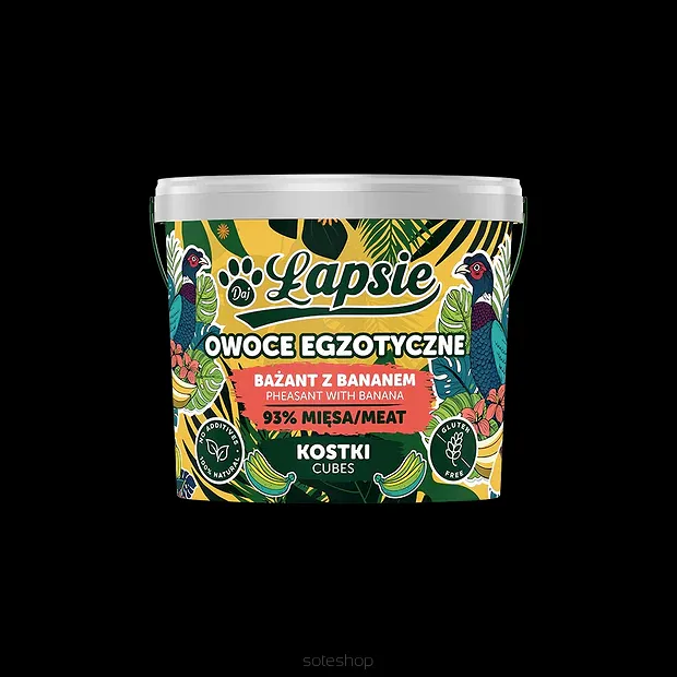 TRZYPSY –Mięsne Kostki Bażant z Bananem 160g