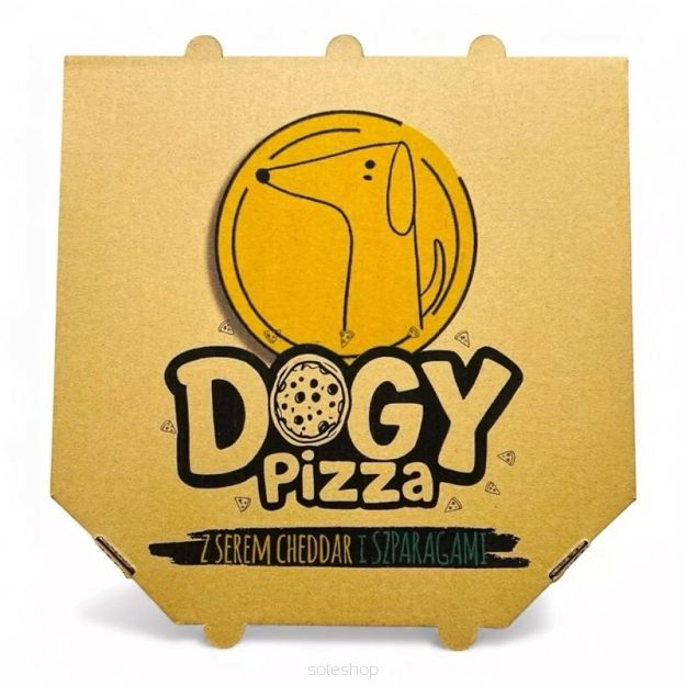 DOGY – PIZZA z serem cheddar i szparagami 22cm