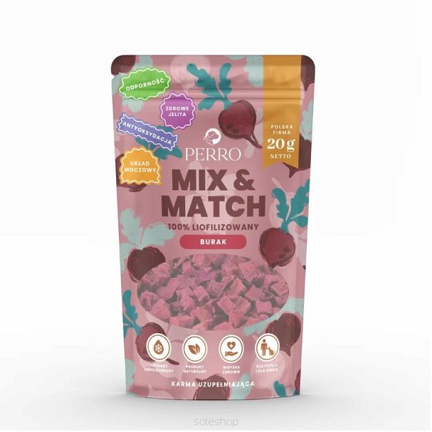 Perro – MIX & MATCH – Burak liofilizowany 20g