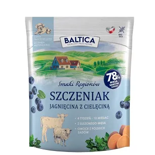 Baltica - Szczeniak 1kg - Jagnięcina z cielęciną dla szczeniąt wszystkich ras